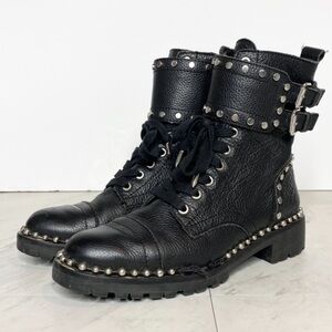 Sam Edelman Jennifer Studded Combat Boot 5M